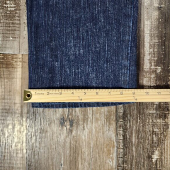 Talbots Petites Stretch Cropped Blue Jean Size 14 - Picture 10 of 10